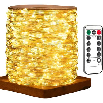 Гірлянда Роса Yalunka_tobi 500 LED тепле біле світло, зелений дріт 50 м
