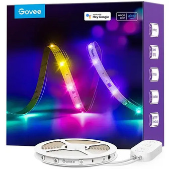 Стрічка світлодіодна розумна Govee H618С LED Strip Ligh 10 м RGBIC WI-FI/Bluetooth біла (H618C3D1)