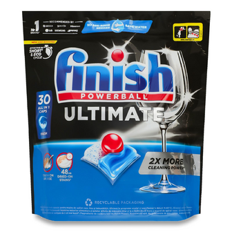 Капсули для посудомийних машин Finish UItimate All in 1, 30шт