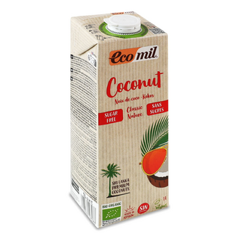 Напій рослинний кокосовий Ecomil без цукру, 1л