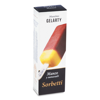 Морозиво Лавка традицій Gelarty Sorbetti Манго у шоколаді, 35г