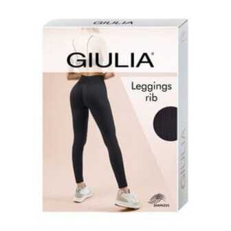 Легінси жіночі Giulia Leggings Rib в рубчик, з моделювальним швом ззаду, Naturale, розмір L/XL