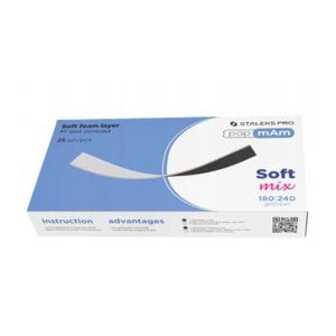 Набір змінних абразивів для пилки-основи Staleks Pro PapmAm Soft Mix 180/240 грит, 25 шт