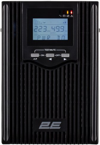 ДБЖ 2E PS2000L, 2000VA/1600W, на зовнішні АКБ 4*12В, 2xSchuko+1xC13