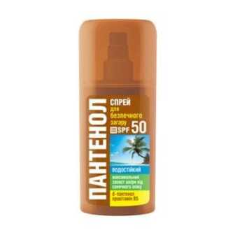 Спрей для безпечної засмаги Біокон Пантенол SPF 50, 95 мл