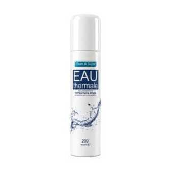 Термальна вода для обличчя, шиї та зони декольте Clean & Sujee EAU Thermal, 200 мл