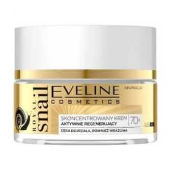 Концентрований крем для обличчя Eveline Cosmetics Royal Snail Активна регенерація 70+, 50 мл