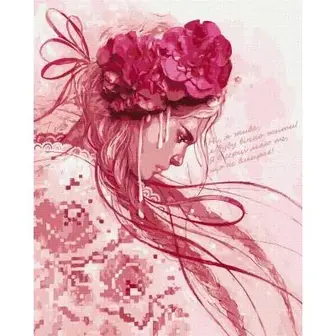 Картина за номерами "Витончена та сильна" ©lesya_nedzelska_art Ідейка KHO4973-UC, 40х50 см