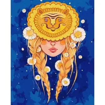 Картина за номерами "Лев" ©lesya_nedzelska_art Ідейка KHO2599-UC, 40x50 см