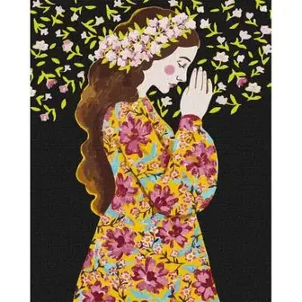 Картина за номерами "Віра" ©olena.papka Ідейка KHO2606-UC, 40х50 см