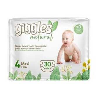 Підгузки Giggles Natural розмір 4 Maxi (7-18 кг), 30 шт
