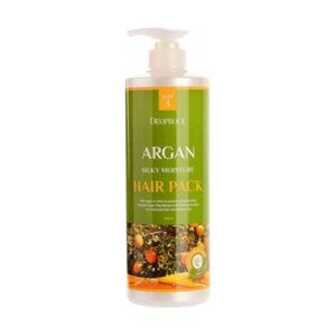 Зволожувальна маска для волосся Deoproce Argan Silky Moisture Hair Pack для пошкодженого волосся, 1 л