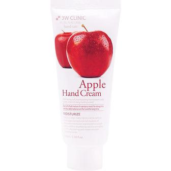 3W Clinic Moisturizing Hand Cream Apple - Зволожуючий крем для рук із екстрактом яблука