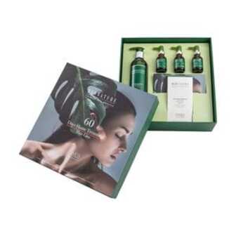Набір Emmebi Italia BioNature Mineral Treatment Intensive Home Treatment проти випадіння волосся, на 60 днів (лосьйон, 3*25 мл + шампунь, 250 мл + патчі, 30 шт)