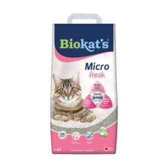 Наповнювач туалетів для кішок Biokat's Micro Fresh бентонітовий, 6 л (G-613925)