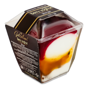 Морозиво Gel'Amo! Berry yoghurt Йогурт вершкове 8%, 150г
