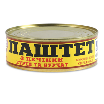Паштет «Онисс» із печінки курей і курчат, 240г