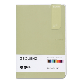 Блокнот Zequenz А5 оливковий 100 аркушів 1005460, шт