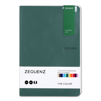 Блокнот Zequenz А5 зелений 100 аркушів 1005461, шт