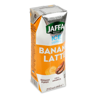 Напій кавовий Jaffa Бананове лате з молоком-бананом, 0.25л