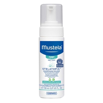 Mustela Bébé Stelatopia шампунь-піна для дітей від народження 150 мл термін придатності 31.08.2026