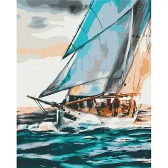 Картина за номерами "Морська подорож" © Понамарчук Ірина Brushme BS53299-UC 40х50 см
