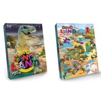 Набір творчої творчості "Dino Land 7 в 1" Danko Toys DL-01-01U-UC