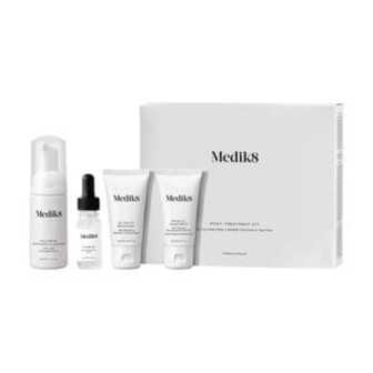 Набір для обличчя Medik8 Post Treatment Kit (сонцезахисний крем, 15 мл + крем, 15 мл + пінка для вмивання, 40 мл + сироватка, 10 мл)
