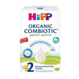 Дитяча суха молочна суміш Hipp Combiotiс 2 для подальшого годування, з 6 місяців, 500 г
