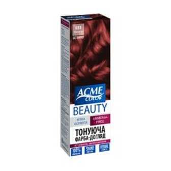 Безаміачна тонувальна фарба для волосся Acme Color Beauty 033 Махагон, 50 мл
