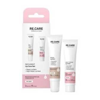 Набір для догляду за губами ReCare Day & Night Lip Care Set (бальзам, 15 мл + маска, 15 мл)