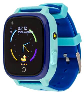 Дитячий годинник AmiGo GO005 4G WIFI Thermometer Blue