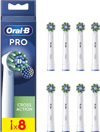 Насадка для зубної щітки Oral-B Braun Cross Action EB50RX 8 шт