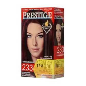 Стійка крем-фарба для волосся Vip's Prestige 233 Темна вишня, 100 мл