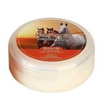 Живильний крем для обличчя та тіла Deoproce Natural Skin Horse Oil Nourishing Cream з кінським жиром, 100 г