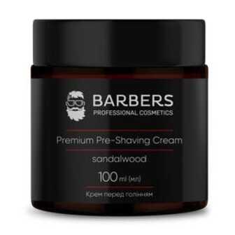 Крем перед голінням Barbers Premium Pre-Shaving Cream Sandalwood, 100 мл