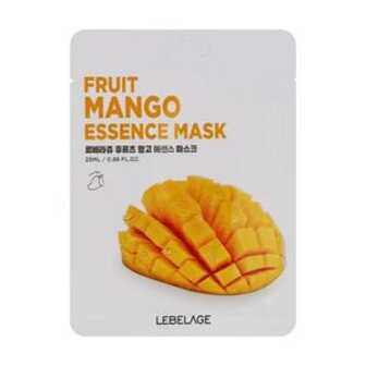 Тканинна маска для обличчя Lebelage Fruit Mango Essence Mask з екстрактом манго, 25 мл