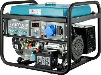 Генератор газово-бензиновий Konner&Sohnen KS 9000E G, 230В, 6.5кВт (KS9000EG)