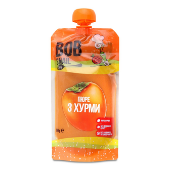 Пюре Bob Snail з хурми, 250г