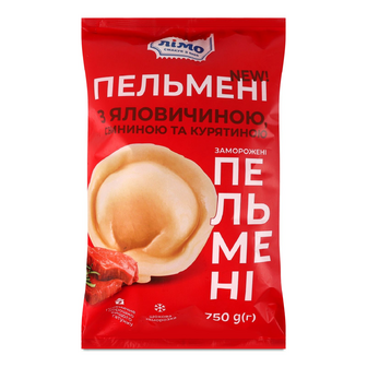 Пельмені Лімо з яловичиною, свининою та курятиною, 750г