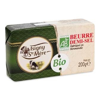 Масло вершкове Isigny Ste Mere солоне органічне 80%, 200г
