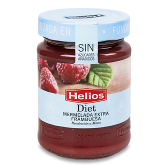 Джем Helios з малини без цукру, 280г