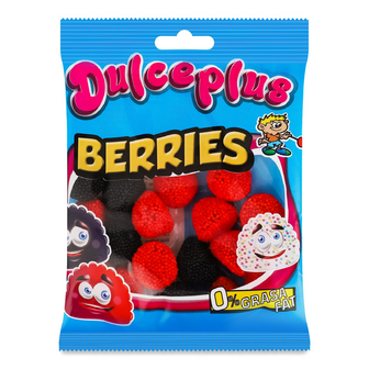 Цукерки Dulceplus Berries жувальні, 100г