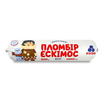 Морозиво Рудь Ескімос пломбір, 500г