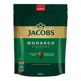 Кава розчинна Jacobs Monarch економ-пакет, 300г