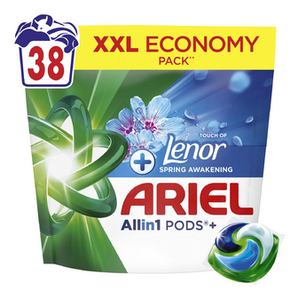 Капсули для прання Ariel Все в 1 Дотик свіжого повітря Lenor, 38*20.8г