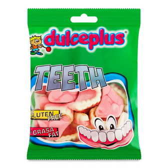 Цукерки Dulceplus Teeth жувальні, 100г