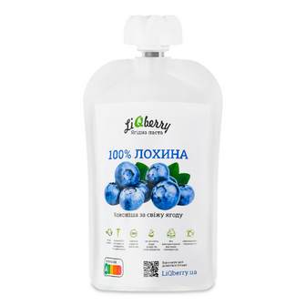 Паста ягідна LiQberry лохинова д/п, 100г