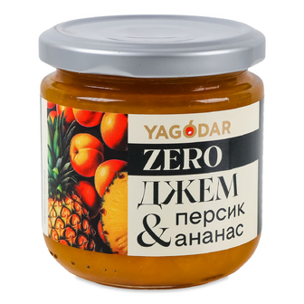 Джем Yagodar Персик-ананас без цукру, 210г
