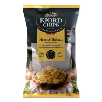 Чипси Fjord Chips Havsno картопляні морська сіль, 150г
